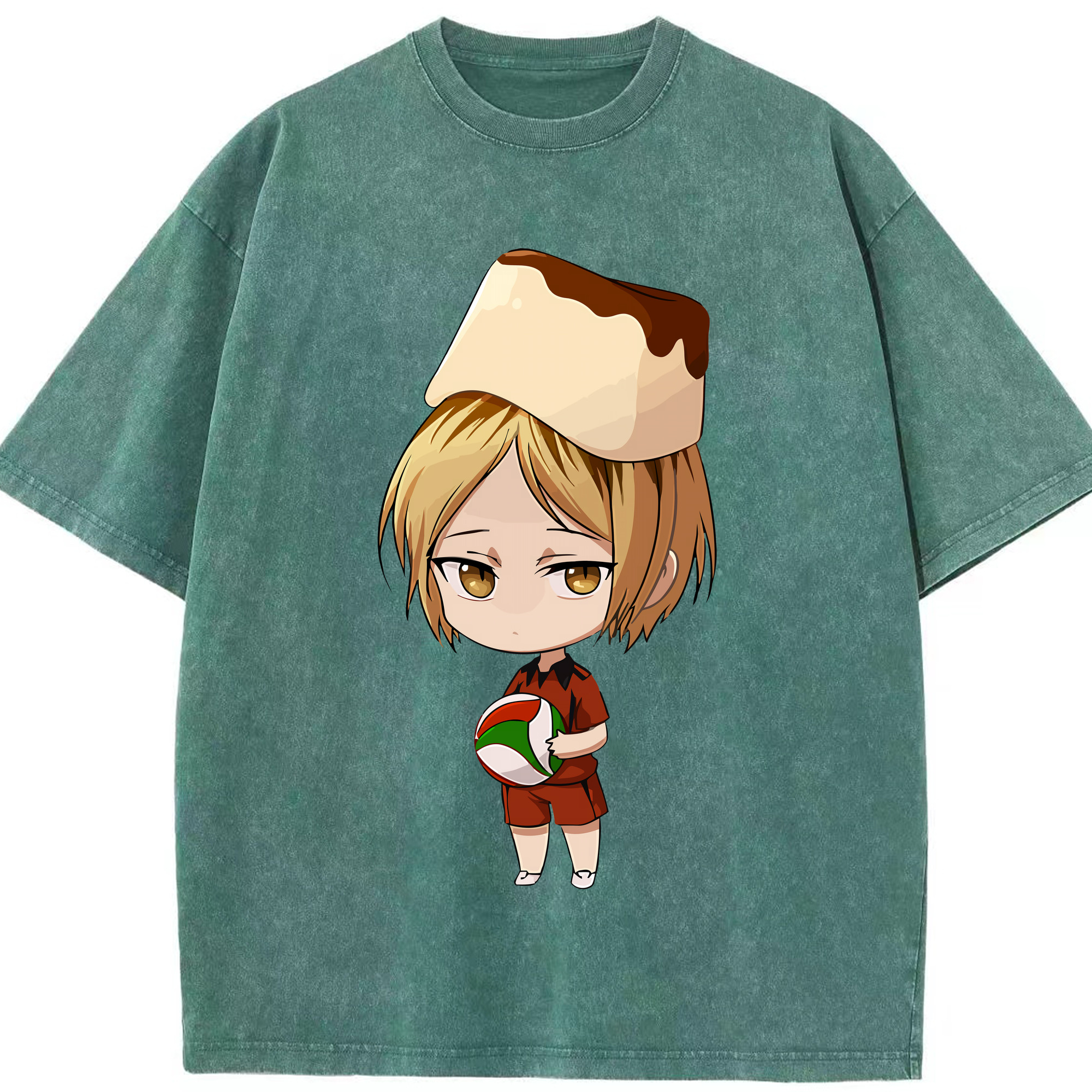 （画像用） ハイキュー!! Haikyu!! 綿100% ヴィンテージ風 半袖Tシャツ（フロントプリント）